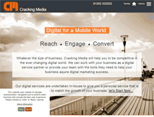 Tablet Screenshot of crackingmedia.com